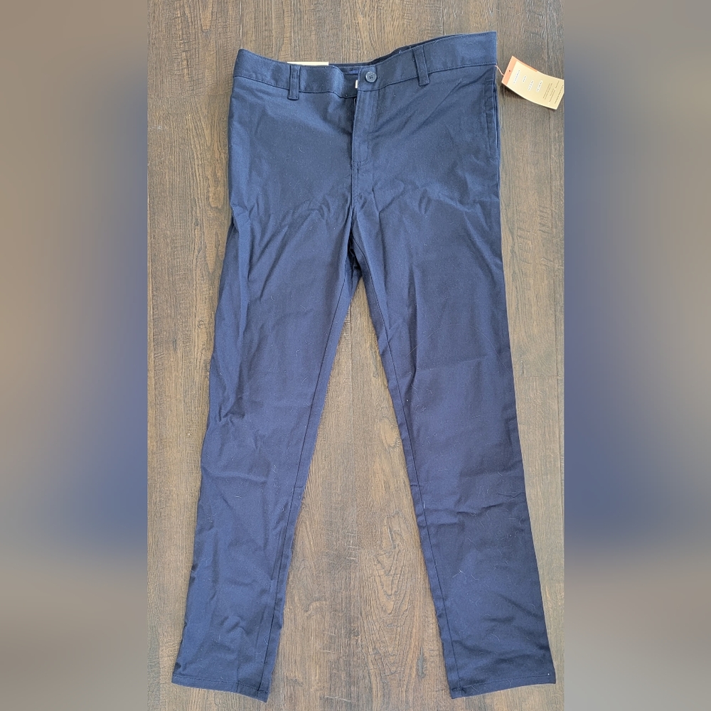 Girls School uniform pants. French toast size 16 skinny. NWT. Navy color.